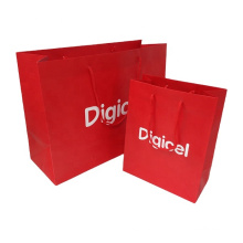 Custom Logo 100% Recyclable Shopping Gift Kraft Paper Bags